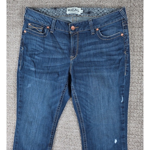 ARIAT Real Denim Women's Jeans Dark Wash Straight Size 16WR (36x31) - Picture 3 of 9
